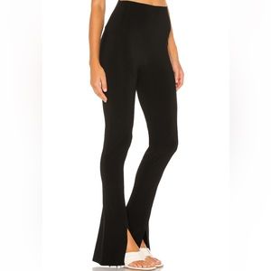 Norma Kamali split hem legging